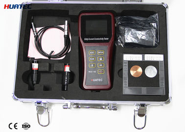 60KHz 0,5 - 110% MS do IACS (0,29 - 64/m) Digitas Eddy Current Testing Equipment elétrico portátil