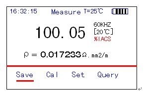 60KHz, medidor atual da condutibilidade de Eddy Current Tester Digital Eddy de uma elevada precisão de 120 quilohertz