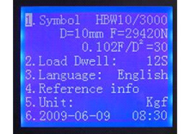 ISO6506, verificador Brinell automático HBA-3000S da dureza de ASTM E-10