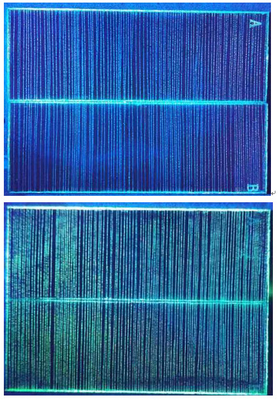 Painéis de sensibilidade NiCr gêmeos TypeIASTM E1417 AMS 2647D ISO 3452 JIS Z 2343-3