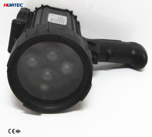 Lâmpada ultravioleta Handheld preta, equipamento de testes handheld do penetrante líquido de luz uv de luz UV do diodo emissor de luz