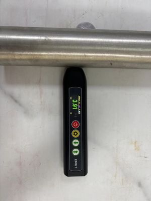Uma varredura B varredura EMAT acoplamento de ar medidor de espessura ultra-sônica com superfície de alta temperatura