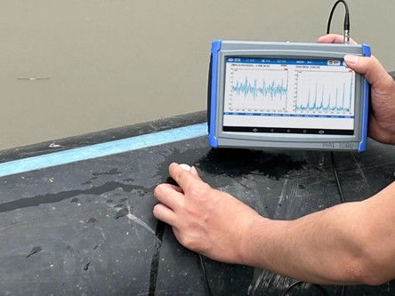 Análise avançada do espectro FFT Detector de vazamento de válvula de emissão acústica síncrona de canal duplo com ganho opcional