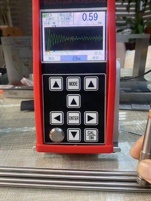 Uma varredura B varredura 0,001mm resolução penetrante revestimento ultra-sônico htigh medidor de espessura