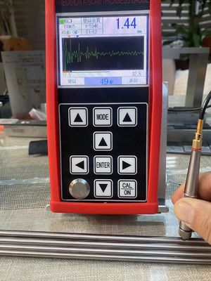 Uma varredura B varredura 0,001mm resolução penetrante revestimento ultra-sônico htigh medidor de espessura