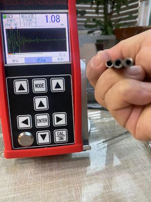 Uma varredura B varredura 0,001mm resolução penetrante revestimento ultra-sônico htigh medidor de espessura