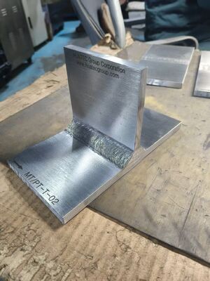 Kit de Bloco de Teste Padrão para Treinamento e Exame de Inspeção por Líquido Penetrante PT