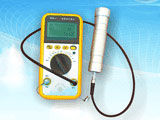 Medição de contaminação radioactiva de superfície do instrumento HRDmu-eu