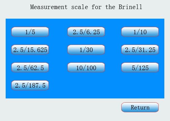 Equipamento de teste Brinell da dureza de HBRV-187.5DX Knoop 2.5X