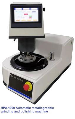 Disco metalográfico da máquina da moedura e de polonês do controle do Plc de 6 amostras único automático